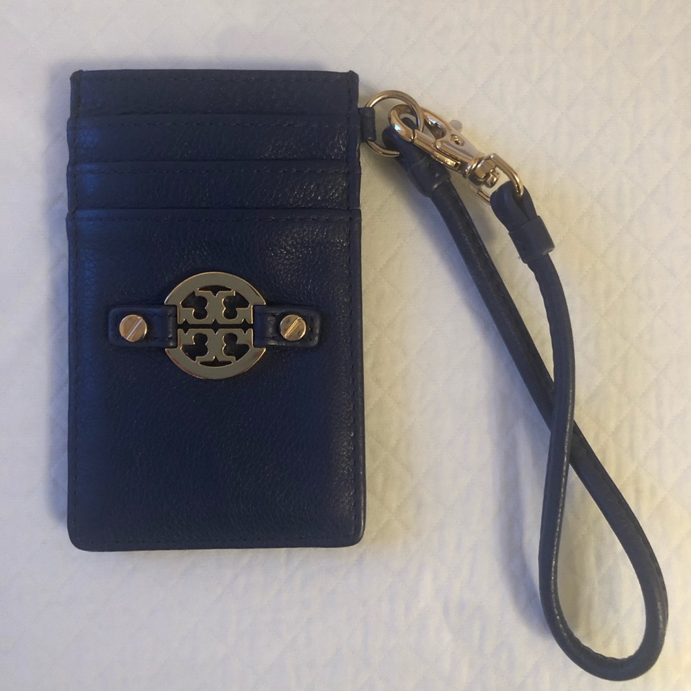 Tory Burch Blue Key/Card Holder